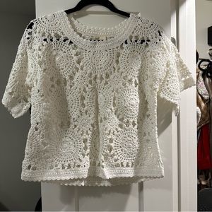 Anthropologie Crochet Top
